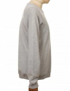 Nias Organic Crew Sweat - Ash Grey -Fatbuddha Store nias organic crew sweat ash grey p29600 101992 medium