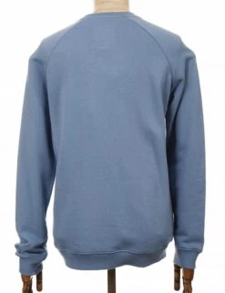Nias Organic Crew Sweat - Faded Denim -Fatbuddha Store nias organic crew sweat faded denim p29603 101994 medium