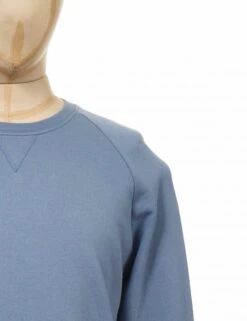 Nias Organic Crew Sweat - Faded Denim -Fatbuddha Store nias organic crew sweat faded denim p29603 101995 medium