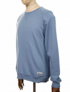 Nias Organic Crew Sweat - Faded Denim -Fatbuddha Store nias organic crew sweat faded denim p29603 101996 medium