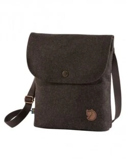 Fjallraven Norrvage Pocket Brown – Recycled Wool Crossbody Travel Bag