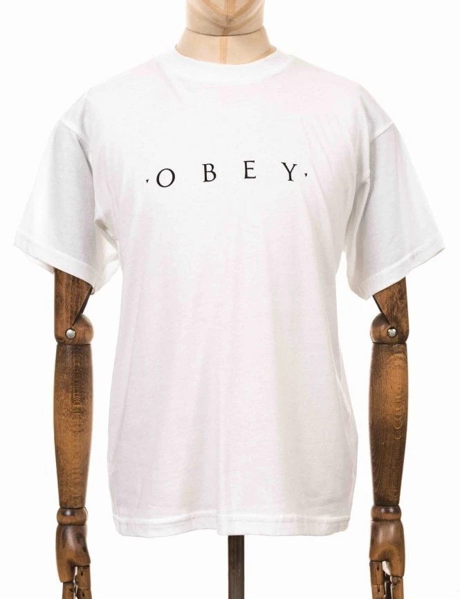 Obey Clothing Novel Sustainable Tee - White 3 Obey Clothing Novel Sustainable Tee - White