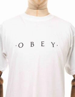 Obey Clothing Novel Sustainable Tee - White 9 Obey Clothing Novel Sustainable Tee - White -Fatbuddha Store novel sustainable tee white p26578 93757 medium