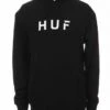 HUF OG Logo Hooded Sweat - Black -Fatbuddha Store og logo hooded sweat black p29321 100668 medium