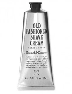 Triumph & Disaster Old Fashioned Shave Cream Tube (90ml) β Premium Menβs Grooming