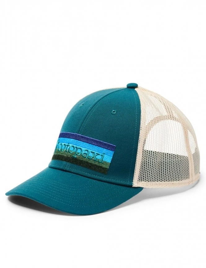 Cotopaxi Deep Ocean On The Horizon - Graphic Patch Mesh Back Trucker Hat 3 Cotopaxi Deep Ocean On The Horizon - Graphic Patch Mesh Back Trucker Hat