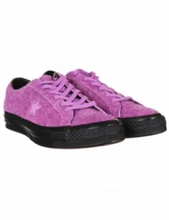 Converse One Star Ox Trainers - Fuchsia Glow