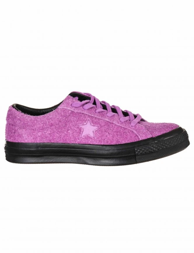 Converse One Star Ox Trainers - Fuchsia Glow 4 Converse One Star Ox Trainers - Fuchsia Glow - Image 2