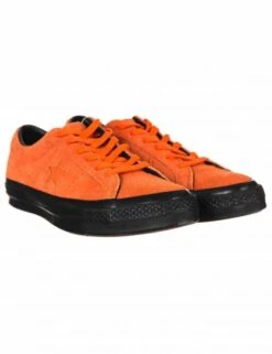 Converse One Star Ox Trainers - Orange Tiger