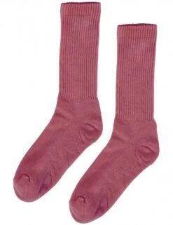 Colorful Standard Organic Active Socks - Raspberry Pink Sustainable Sport Socks