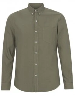Colorful Standard Organic Button Down Shirt - Dusty Olive