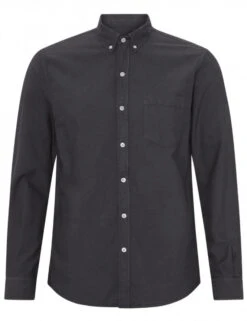 Colorful Standard Organic Button Down Shirt - Lava Grey