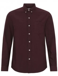 Colorful Standard Organic Button Down Shirt - Ox Red