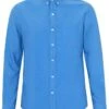 Colorful Standard Organic Button Down Shirt - Pacific Blue -Fatbuddha Store organic button down shirt pacific blue p30606 117832 medium