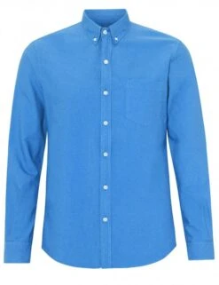 Colorful Standard Organic Button Down Shirt - Pacific Blue