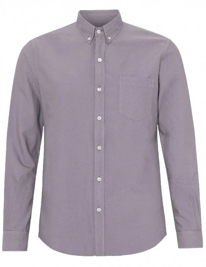Colorful Standard Organic Button Down Shirt - Purple Haze 3 Colorful Standard Organic Button Down Shirt - Purple Haze