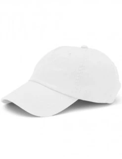 Colorful Standard Optical White – 6-Panel Organic Cotton Curved Bill Strapback Cap