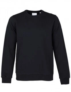 Colorful Standard Organic Cotton Crew Sweat - Deep Black