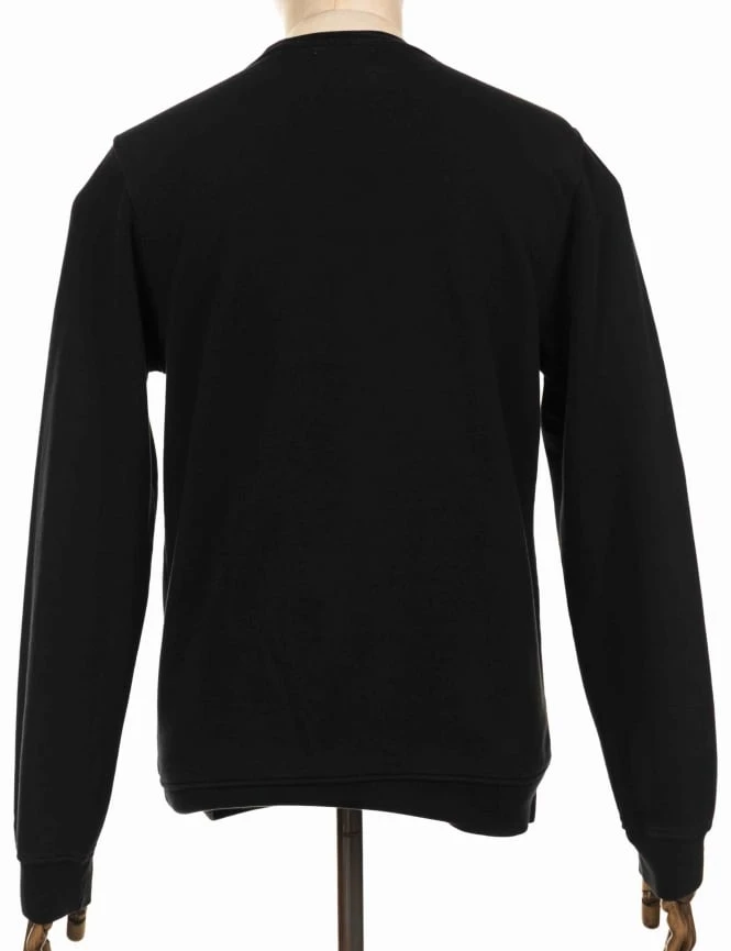 Colorful Standard Organic Cotton Crew Sweat - Deep Black 4 Colorful Standard Organic Cotton Crew Sweat - Deep Black - Image 2