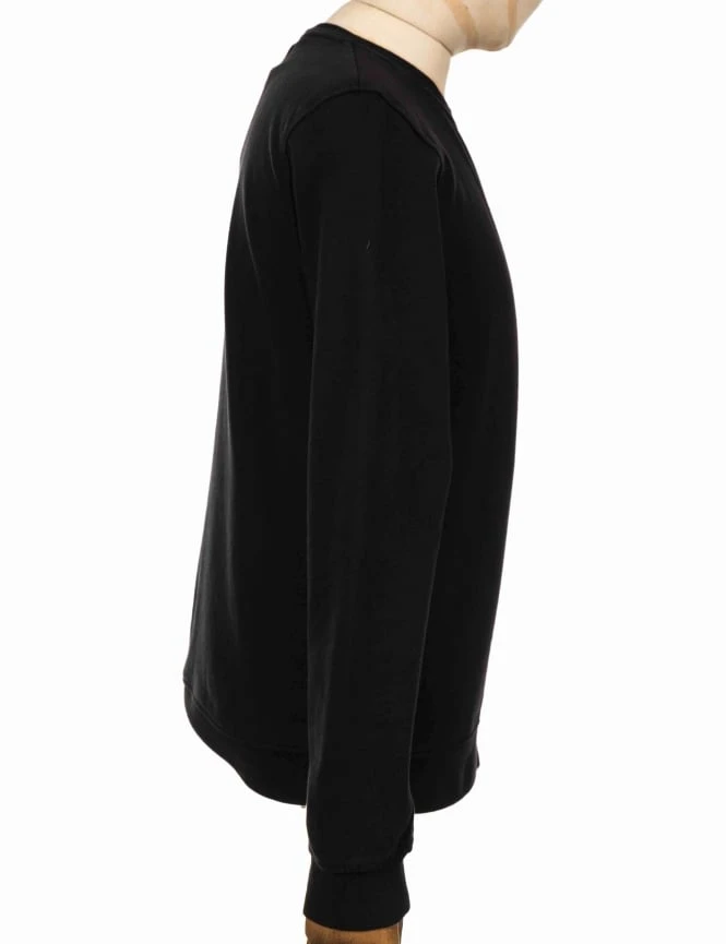 Colorful Standard Organic Cotton Crew Sweat - Deep Black 7 Colorful Standard Organic Cotton Crew Sweat - Deep Black - Image 5