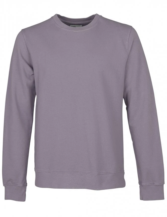 Colorful Standard Organic Cotton Crew Sweat - Purple Haze 3 Colorful Standard Organic Cotton Crew Sweat - Purple Haze