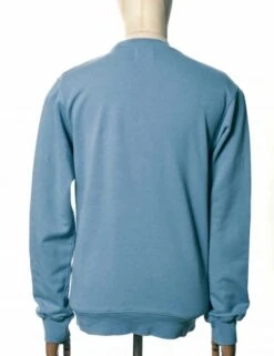 Colorful Standard Organic Cotton Crew Sweat - Stone Blue -Fatbuddha Store organic cotton crew sweat stone blue p30209 104021 medium