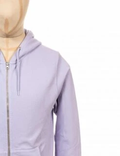 Colorful Standard Organic Cotton Hooded Jacket - Soft Lavender -Fatbuddha Store organic cotton hooded jacket soft lavender p18516 85208 medium