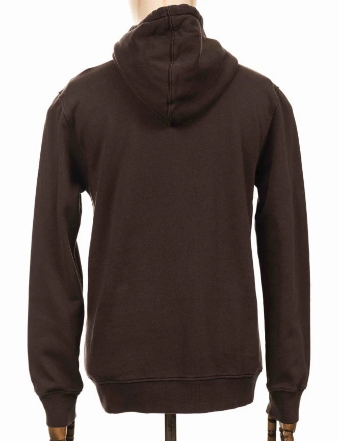 Colorful Standard Organic Cotton Hooded Sweat - Coffee Brown 3 Colorful Standard Organic Cotton Hooded Sweat - Coffee Brown - Image 2