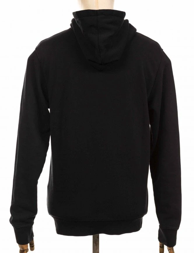 Colorful Standard Organic Cotton Hooded Sweat - Deep Black 4 Colorful Standard Organic Cotton Hooded Sweat - Deep Black - Image 2