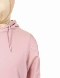 Colorful Standard Organic Cotton Hooded Sweat - Faded Pink -Fatbuddha Store organic cotton hooded sweat faded pink p18515 72359 medium