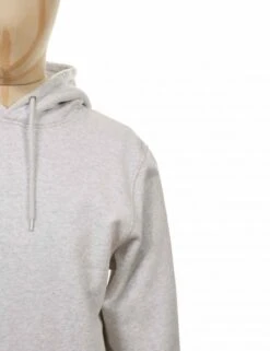 Colorful Standard Organic Cotton Hooded Sweat - Snow Melange -Fatbuddha Store organic cotton hooded sweat snow melange p29029 100249 medium