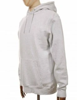 Colorful Standard Organic Cotton Hooded Sweat - Snow Melange -Fatbuddha Store organic cotton hooded sweat snow melange p29029 100250 medium