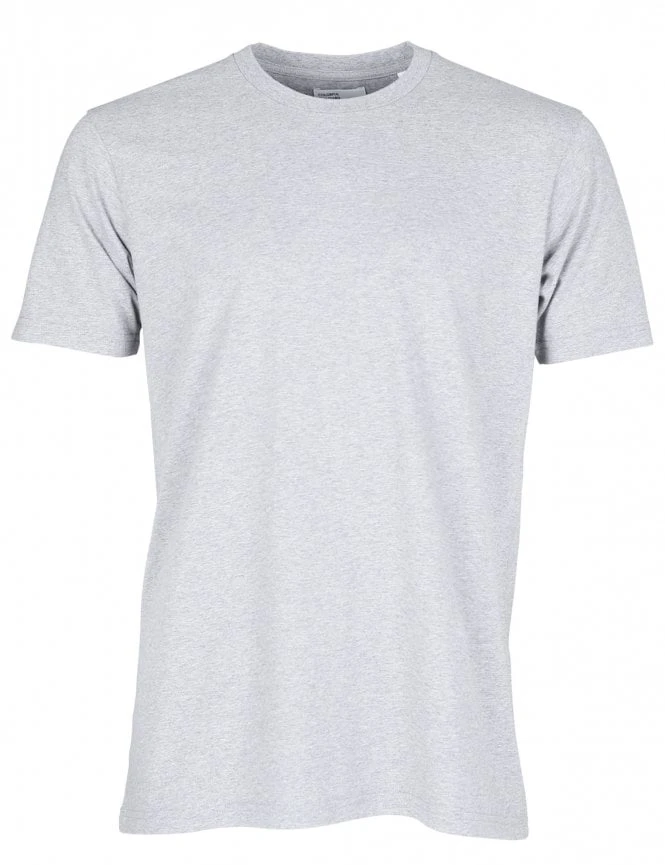 Colorful Standard Organic Cotton Tee - Snow Melange 3 Colorful Standard Organic Cotton Tee - Snow Melange