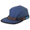 KAVU Steel Blue Organic Cotton 4-Panel Adjustable Strapcap - Durable Outdoor Hat