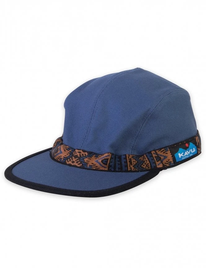 KAVU Steel Blue Organic Cotton 4-Panel Adjustable Strapcap - Durable Outdoor Hat 3 KAVU Steel Blue Organic Cotton 4-Panel Adjustable Strapcap - Durable Outdoor Hat