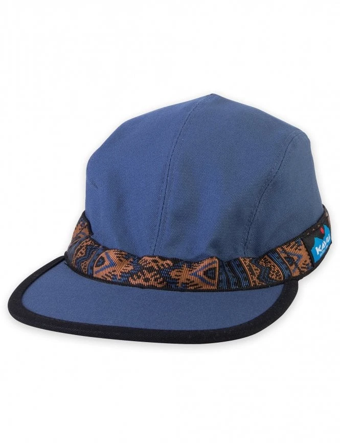 KAVU Steel Blue Organic Cotton 4-Panel Adjustable Strapcap - Durable Outdoor Hat 4 KAVU Steel Blue Organic Cotton 4-Panel Adjustable Strapcap - Durable Outdoor Hat - Image 2