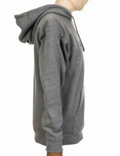 HUF Original Logo Hooded Sweat - Heather Grey -Fatbuddha Store original logo hooded sweat heather grey p16726 66748 medium