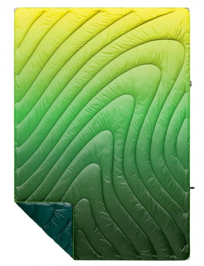 Rumpl Original Puffy Blanket - Forest Fade Gradient Recycled Camping Blanket 3 Rumpl Original Puffy Blanket - Forest Fade Gradient Recycled Camping Blanket