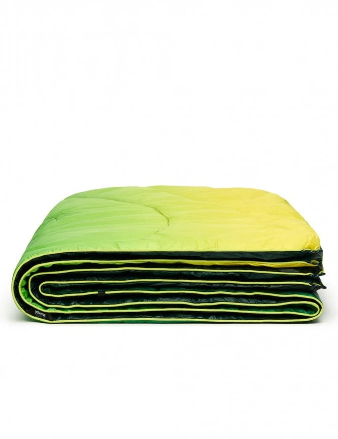 Rumpl Original Puffy Blanket - Forest Fade Gradient Recycled Camping Blanket 6 Rumpl Original Puffy Blanket - Forest Fade Gradient Recycled Camping Blanket - Image 4