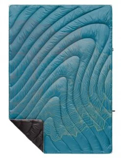 Rumpl Original Puffy Blanket Mt. Rainier National Park Graphic - Durable Outdoor Camping Blanket