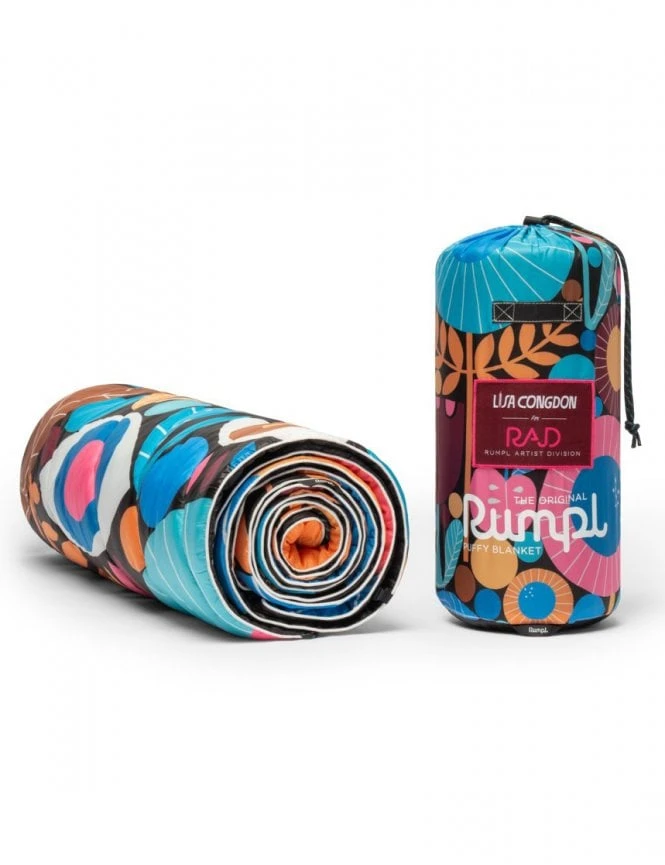 Rumpl Original Puffy Blanket - Night Garden - Lisa Congdon 6 Rumpl Original Puffy Blanket - Night Garden - Lisa Congdon - Image 4