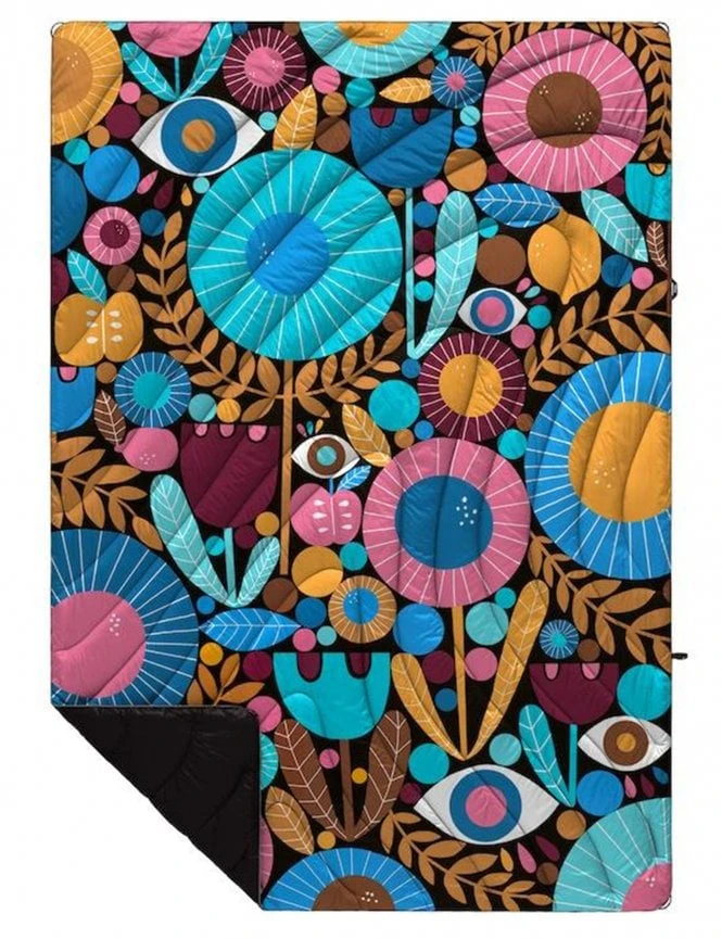 Rumpl Original Puffy Blanket - Night Garden - Lisa Congdon 3 Rumpl Original Puffy Blanket - Night Garden - Lisa Congdon