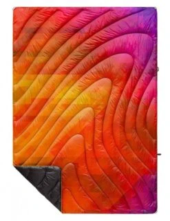 Rumpl Original Puffy Blanket - Pixelfetti Warm Insulated Outdoor Camping Blanket