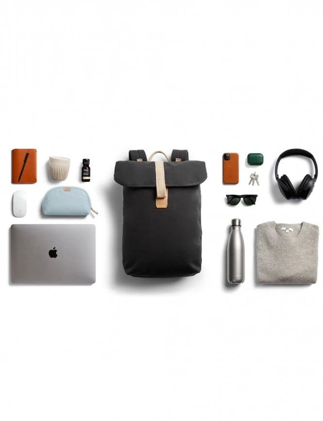 Bellroy Oslo 16L Backpack Slate Grey - Fold-Over Water-Resistant Laptop Daypack 6 Bellroy Oslo 16L Backpack Slate Grey - Fold-Over Water-Resistant Laptop Daypack - Image 4