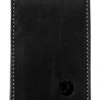 Fjallraven Ovik Card Holder Large – Black Vegetable-Tanned Leather Bifold Wallet -Fatbuddha Store ovik card holder large black leather p22011 118610 medium