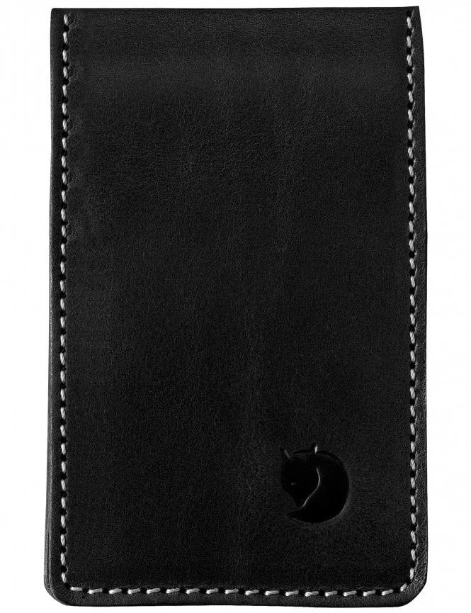 Fjallraven Ovik Card Holder Large – Black Vegetable-Tanned Leather Bifold Wallet 3 Fjallraven Ovik Card Holder Large – Black Vegetable-Tanned Leather Bifold Wallet