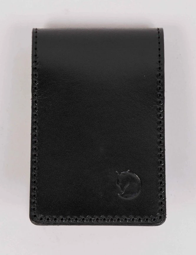 Fjallraven Ovik Card Holder Large – Black Vegetable-Tanned Leather Bifold Wallet 6 Fjallraven Ovik Card Holder Large – Black Vegetable-Tanned Leather Bifold Wallet - Image 4