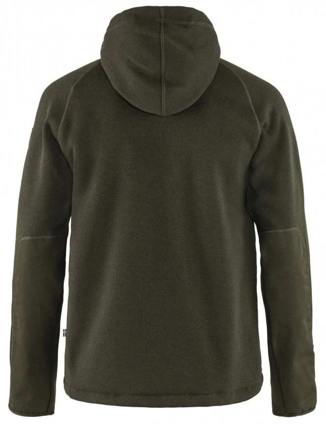 Fjallraven Ovik Fleece Hooded Sweat - Deep Forest 4 Fjallraven Ovik Fleece Hooded Sweat - Deep Forest - Image 2