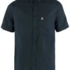 Fjallraven Ovik Travel Shirt - Dark Navy -Fatbuddha Store ovik travel shirt dark navy p31535 118318 medium