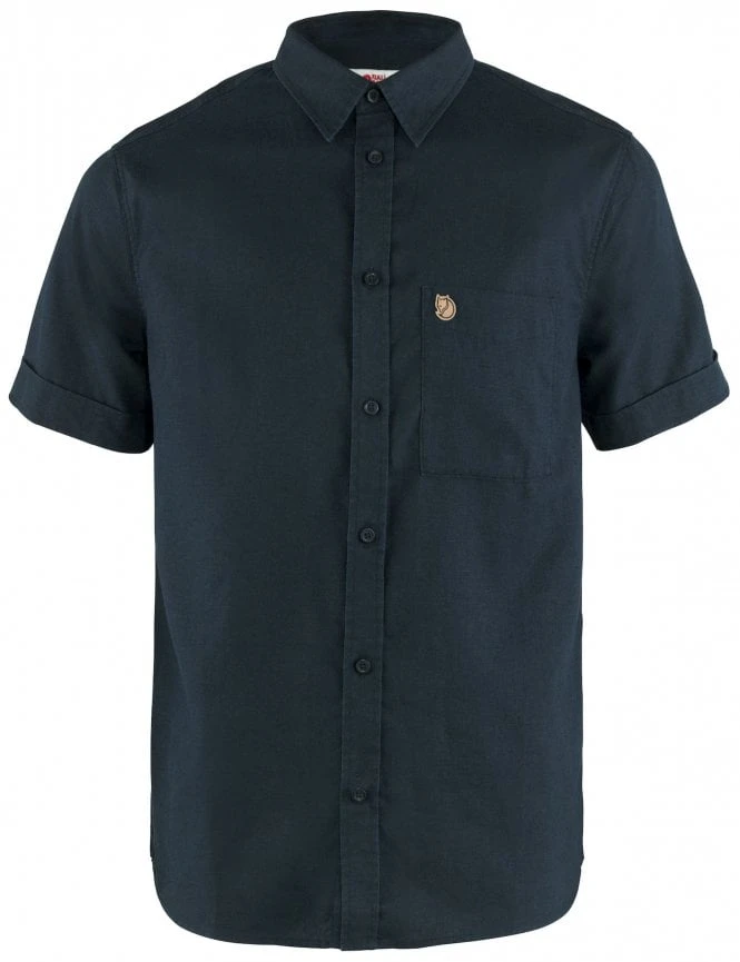 Fjallraven Ovik Travel Shirt - Dark Navy 3 Fjallraven Ovik Travel Shirt - Dark Navy